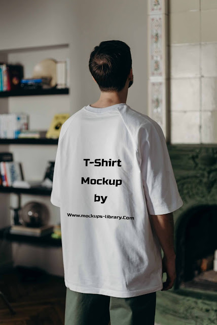 Download Free Branding Mockup White T Shirt Mockup Back