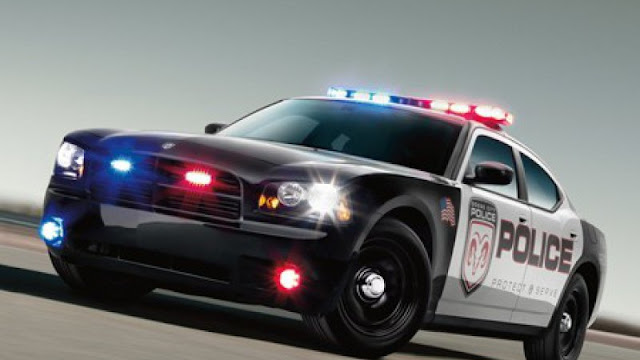 US police's Dodge charger car
