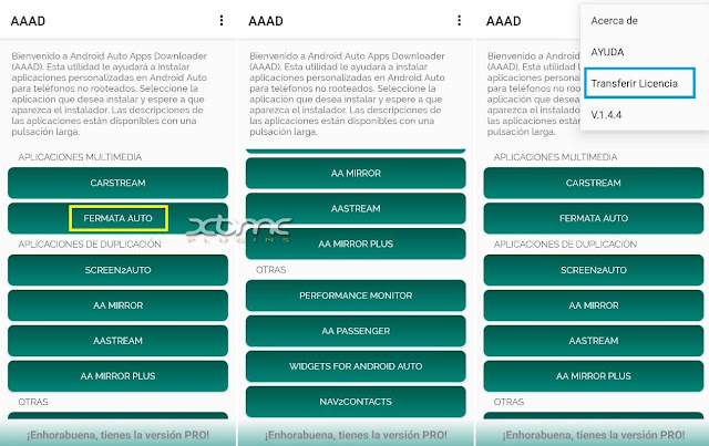 configuracion AAAD Android auto