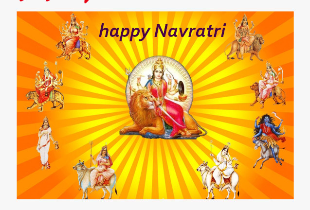 Good Morning happy navratri