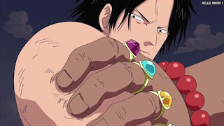 ワンピース アニメ バナロ島の決闘 325話 エース かっこいい Portgas D. Ace | ONE PIECE Episode 325 Duel on Banaro Island