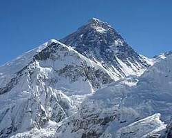 This photo shows the Himalayas, a mountain range that runs through several countries in Asia. The Himalayas play an important role in the climate of Asia, blocking cold air masses from the north and influencing the monsoon winds.