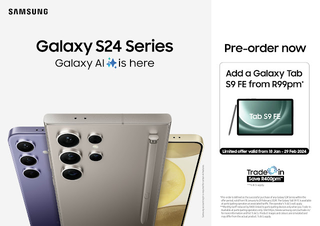 Pre-Order the Much-Anticipated Galaxy S24 Series Now @SamsungMobileSA
