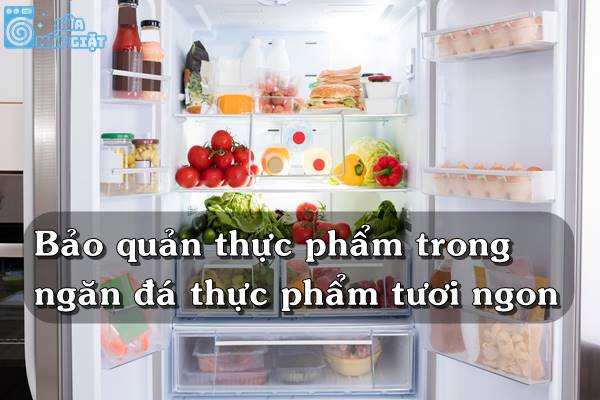 Cách bảo quản thực phẩm trong ngăn đá tủ lạnh tươi ngon