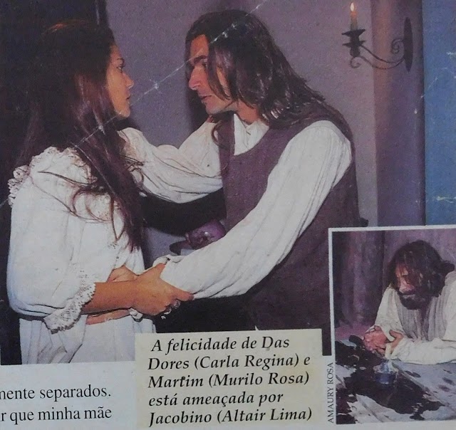 Matéria de revista sobre a novela Xica da Silva. 