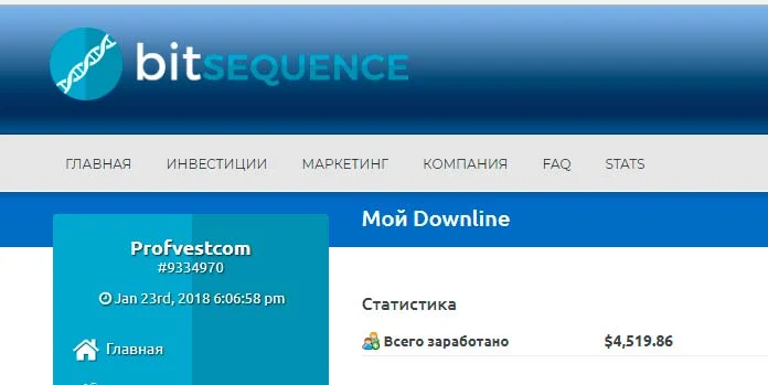 Оборот структуры BitSequence