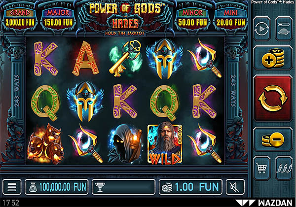 Main Gratis Slot Indonesia - Power Of Gods Hades Wazdan