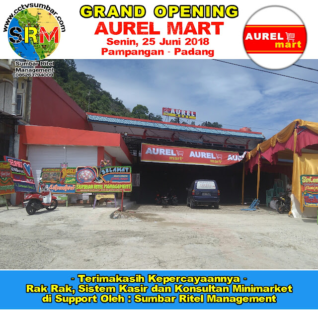 Pendirian dan Pendampingan Minimarket Baru AUREL MART di Padang