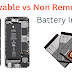 रिमूवेबल बनाम नॉन रिमूवेबल बैटरी Removable vs Non Removable Battery In Hindi