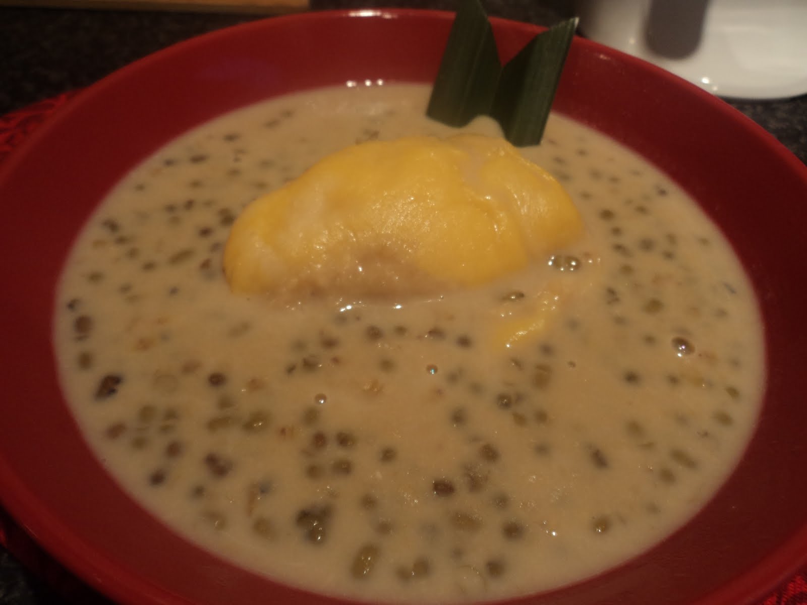 Simply Mama ♥: Bubur Kacang wif Durian Simple Iftar menu