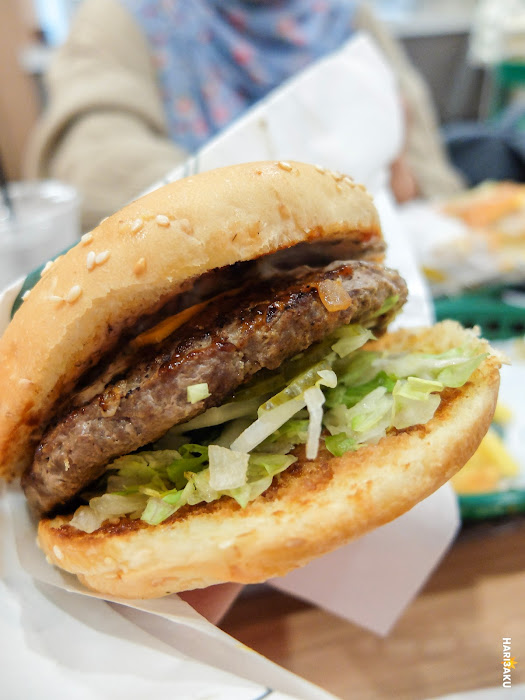 Mushroom Melt Burger, burger bersama cendawan shitake dan sos truffle