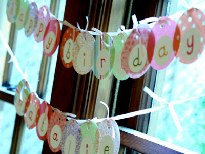  Birthday Party Food Ideas on Ribbon  It Was Suspended Across The Window In The Main Party Area