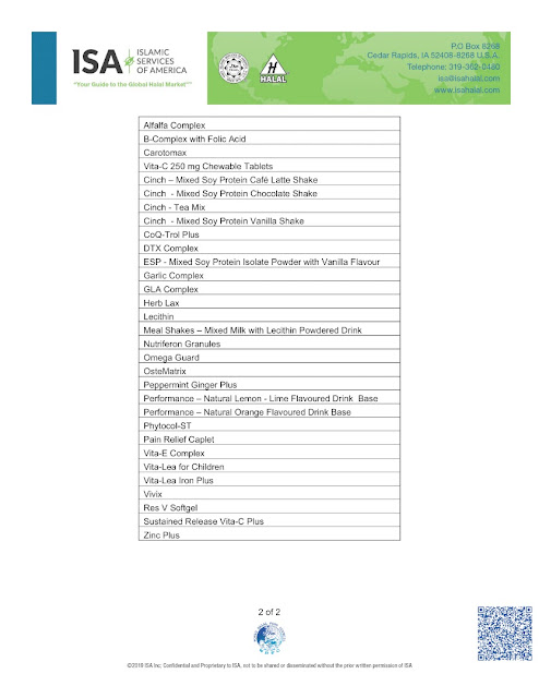 Sijil halal shaklee 2021, shaklee halal, sijil halal