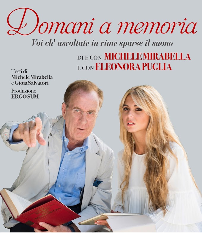 Matera Estate 2017: al Teatro Sant'Agostino la Prima Nazionale di 'Domani a memoria'