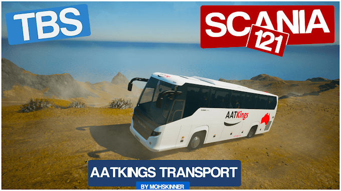Tourist Bus Simulator - Repaint AATkings - Australia - Bus Scania Touring - Type 121