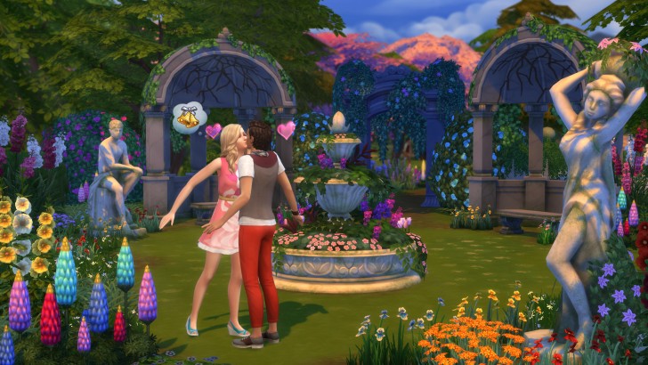 The Sims 4 Jardim Romântico Coleção de Objetos de graça para PC