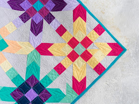 Iridescence quilt on the Midnight Quilt Show with Angela Walters for Craftsy/Bluprint