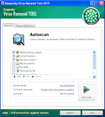 Kaspersky Virus Removal Tool 2010 9.0