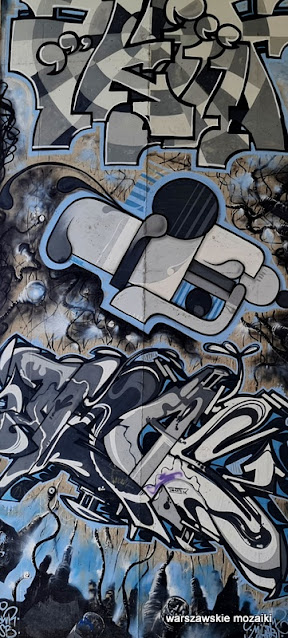 Trasa Łazienkowska graffiti #streetart #podpory trasy Łazienkowskiej warszawskie murale