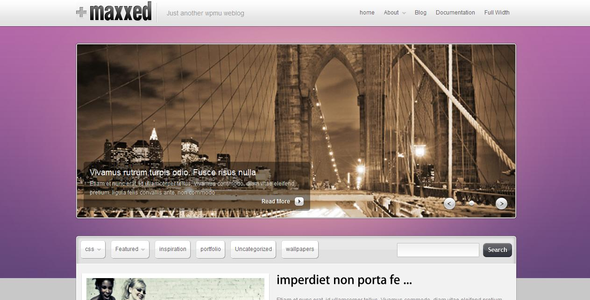 Maxxed - Portfolio and blog theme - Portfolio Creative