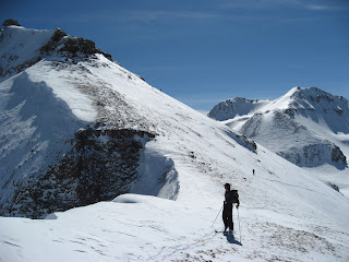 Traversing from No Name Peak to Ballard Peak