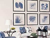 Blue Themed Living Room Decor
