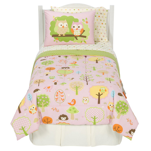 target owl toddler bedding twin size comforter cover pillow sham ...