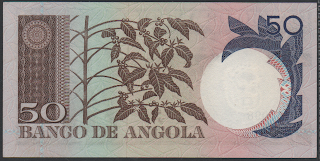 Angola 50 Escudos 1973 P# 105