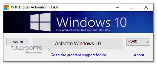 Windows 10 Digital Activation 1.4.6 (Windows Activator)