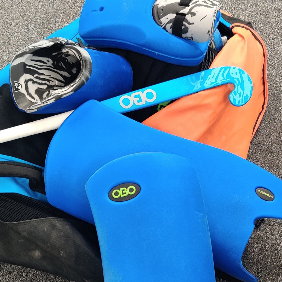 ROBO PLUS Legguards, OBO protection gear for goalies