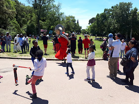 La Fanfare Brass Band TTGL au parc de Font Obscure pour la fête du vivre ensemble