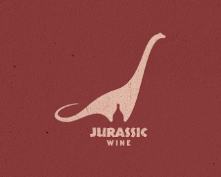 Mẫu thiết kế logo thương hiệu Jurassic Wine