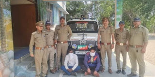 रुद्रप्रयाग में जंगल में आग लगाते तीन गिरफ्तार