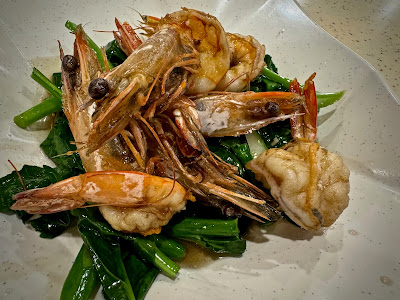 Kong Wai Cantonese Cuisines, kailan prawn