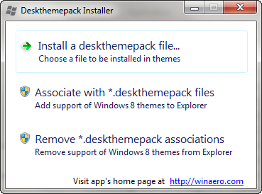 Deskthemepack Installer