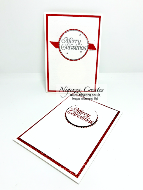 Nigezza Creates with Stampin' Up! for InsoireINK Blog Hop, Simple Christmas card