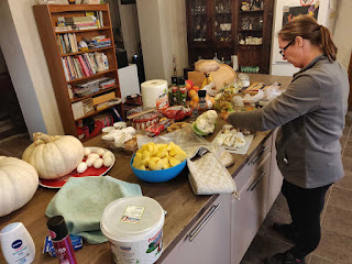 Making stew for the freezer