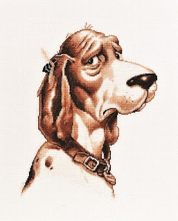 Cross-stitch Alisena 1054 "Dog"