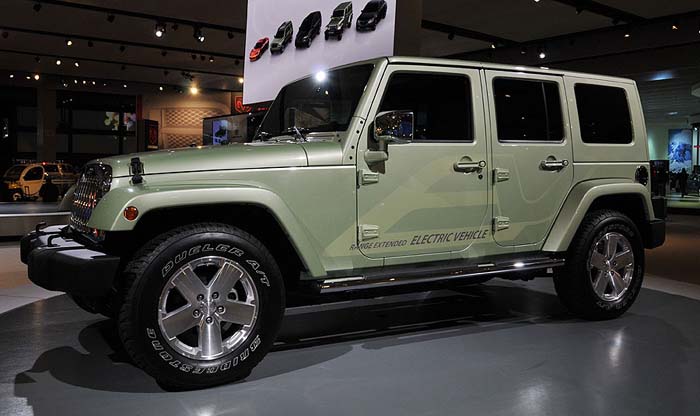 the 2010 Jeep Wrangler EV,