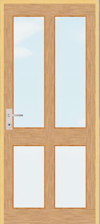 Contoh Rumah  Minimalis model  pintu  rumah  kaca 