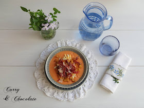 Salmorejo - Spanish creamy cold tomato soup