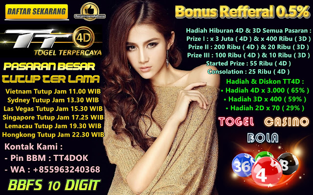 TT4D SINGKATAN TOGEL TERPERCAYA 4D