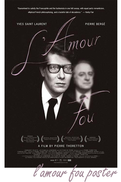 l amour fou. Official L#39;Amour Fou poster