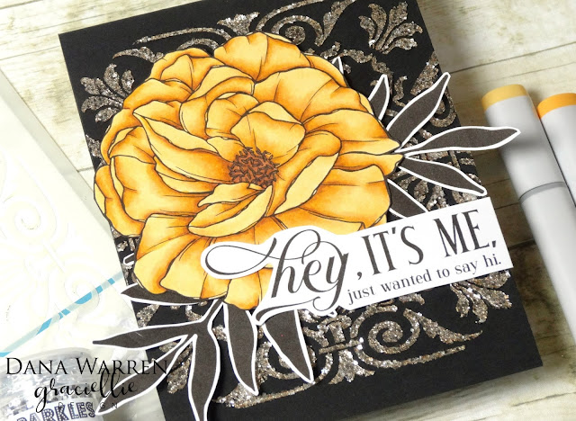 Dana Warren - Kraft Paper Stamps - Gracielle Designs Wow Embossing Powder