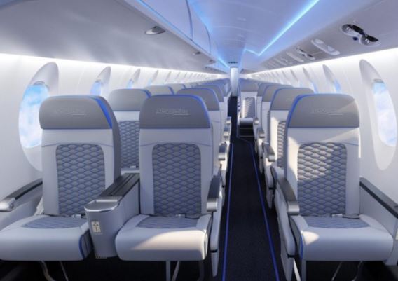 Bombardier CRJ900 interior