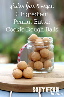 3 Ingredient Peanut Butter Cookie Dough Balls Recipe