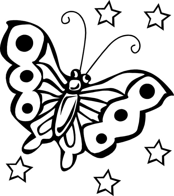 Butterfly Life Cycle Coloring Pages