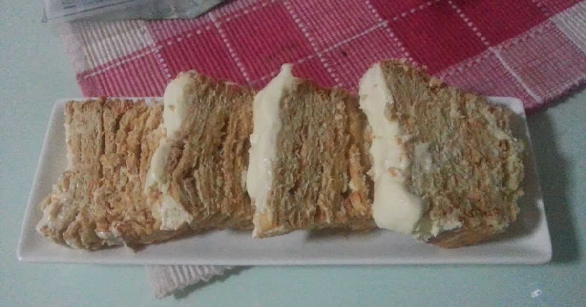 ~Cuba Try Masak~: Kek Biskut Cream Crackers Cheese