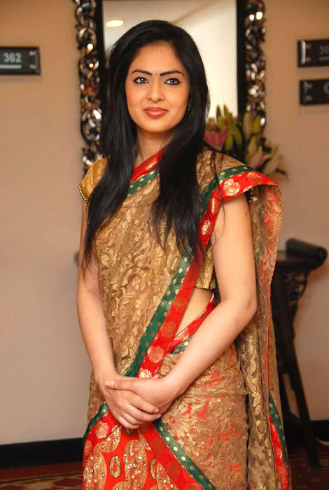 kp actre nikesha patel in traditional dress