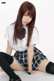Mizuho Shiraishi Japanese Sexy Model Sexy Japan Student Uniform Part 1 Photo 1